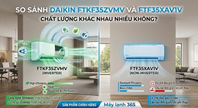So Sánh Điều Hòa Daikin FTKF35ZVMV và FTF35XAV1V: Chất Lượng Có Khác Biệt Nhiều?