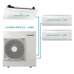 Combo Multi Samsung Inverter 4 HP AJ100FCJ5KF/EA + 3 Dàn Lạnh 1 HP - 1.5 HP - 2.5 HP