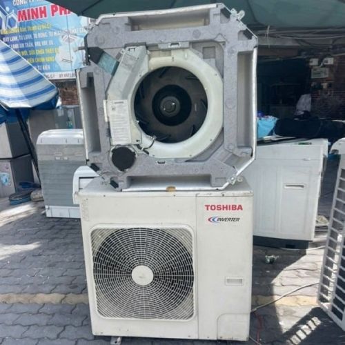 Máy lạnh âm trần Toshiba Cũ 5Hp Inverter, bảo hành 12 tháng